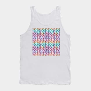 Pastel Knit Waves Tank Top